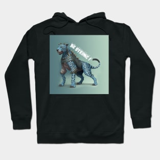 strange animal from Other World , Be Strong! Hoodie